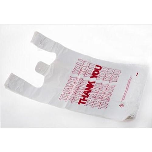 Wholesale Biodegradable T Shirt Plastic Bag Roll PE T-Shirt Hand Bags