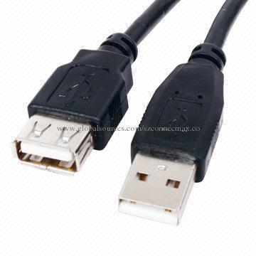 High-speed Good-quality USB 2.0 AM to AF Extension Cables with 24/26/28/30AWG Available Gauges