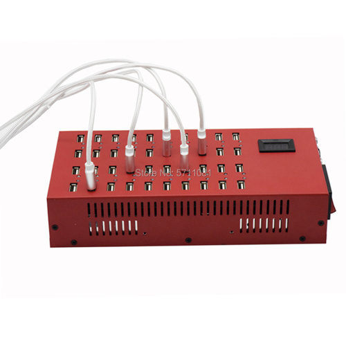 40USB Port 300W Red Charger Multi-Protokoll