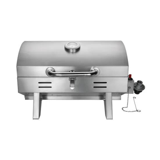 High Performance Foldable Camping BBQ Gas Grill Table with 2 Burners