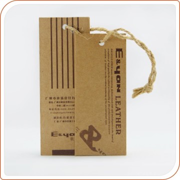 Kraft paper clothing tag manufacture personalized garment hang tags
