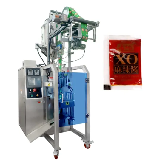 Automatic Sauce Sachet Packing Machine for Chili Paste, Soy Sauce, and Ketchup