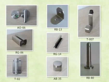 304 Stainless Steel Toilet Cubicle Partition Hardware