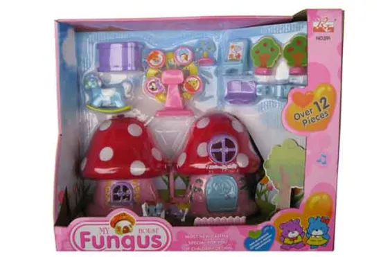 FUNGUS HOUSE W/LIGHT,MUSIC