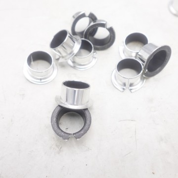 PTFE Composite Flanged Bushing 16x18x12mm Non-Lubricant Poly Nylon Oilite