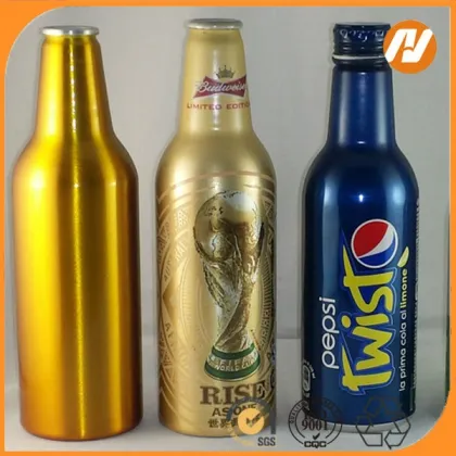 Vodka bottle Aluminum can with pump or sprayer for essential oil