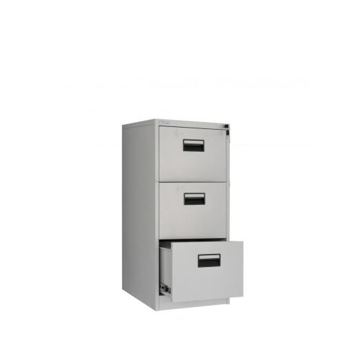 Gabinete de arquivo vertical de 3 gavetas de metal para armazenamento de capa protetora