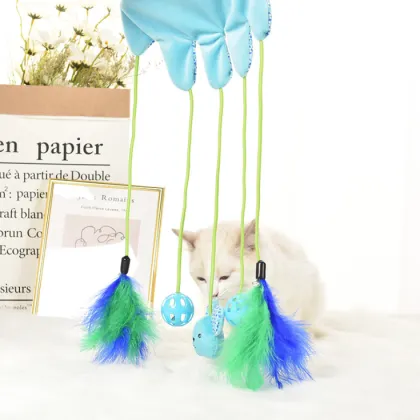 high quality bell ball plush mouse cat toy