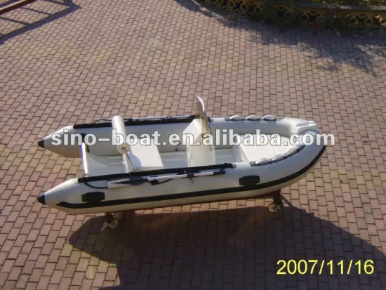 3.5m PVC inflatable rib boat with fiberglass hull CE (BL350)