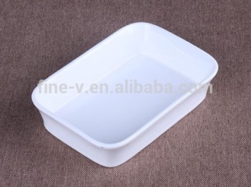 Rectangular dishes porcelain