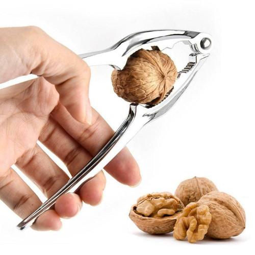 Walnut Clip Zinc Alloy Nutcracker Sheller Walnut Nut Fruit Cracker Almond Kitchen Walnut Pecan Tool Quick Accessories Nutcr P5J0