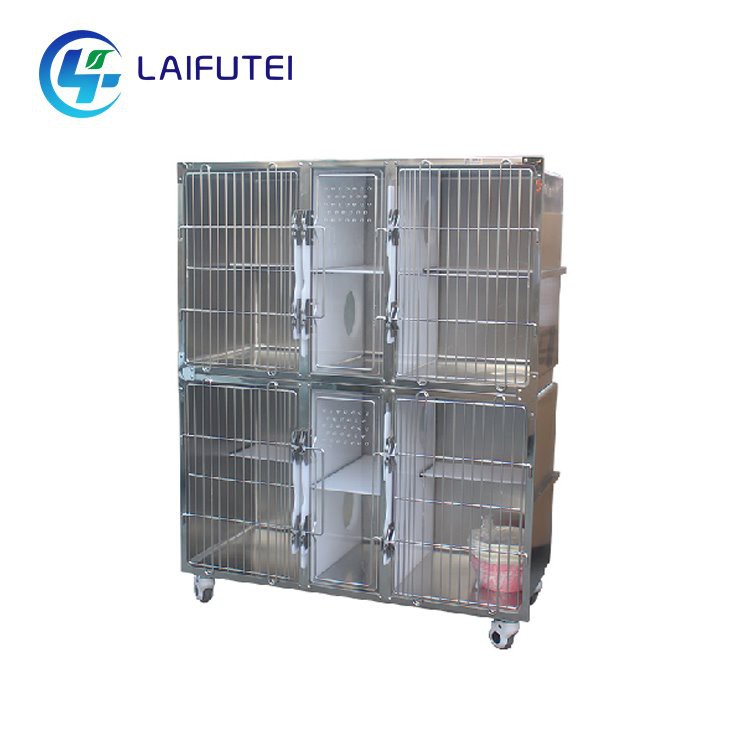 High-Grade Luxury Cat Cage for Veterinary Hospitals
