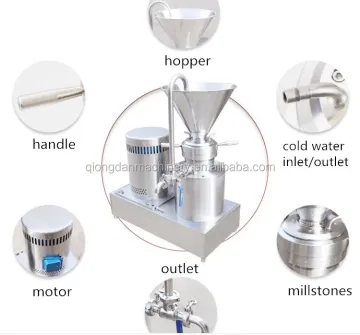 Industrial Almond Nut Milk Grinding Processing Plant Tiger Nuts Milk Making Machine