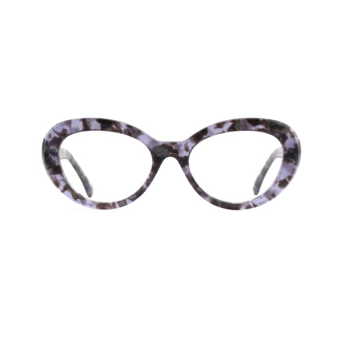 Women Round Small Eye Acetate Optical Frame Glasses