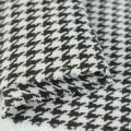 Rilaborato che controlla il tessuto tweed con miscela di lana in lana