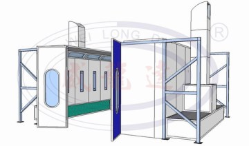 Industrial Open Spray Booth