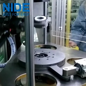 Three station automatic coil inserter machine