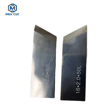 50*12*2mm tungsten karbür v şekli oluklu makine bıçağı