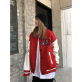 Chaqueta de uniforme de béisbol con costura original suelta