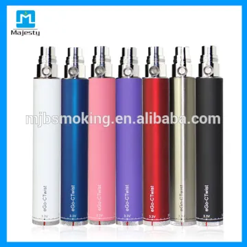 Newest ego twist Variable Voltage ego c twist 1300 mah battery 3.2V~4.8V ego v battery from china manufactor