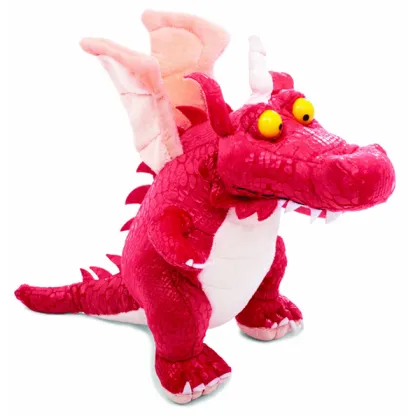 Popular Design Wholesale Soft dragon Colorful Red Plush dragon with wings