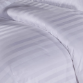 custom luxury white stripe 5-star hotel bedding sets