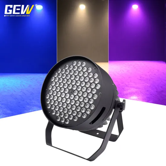 GEVV 108x3W RGBW Indoor LED Par Light for Wedding Church Stage Uplights