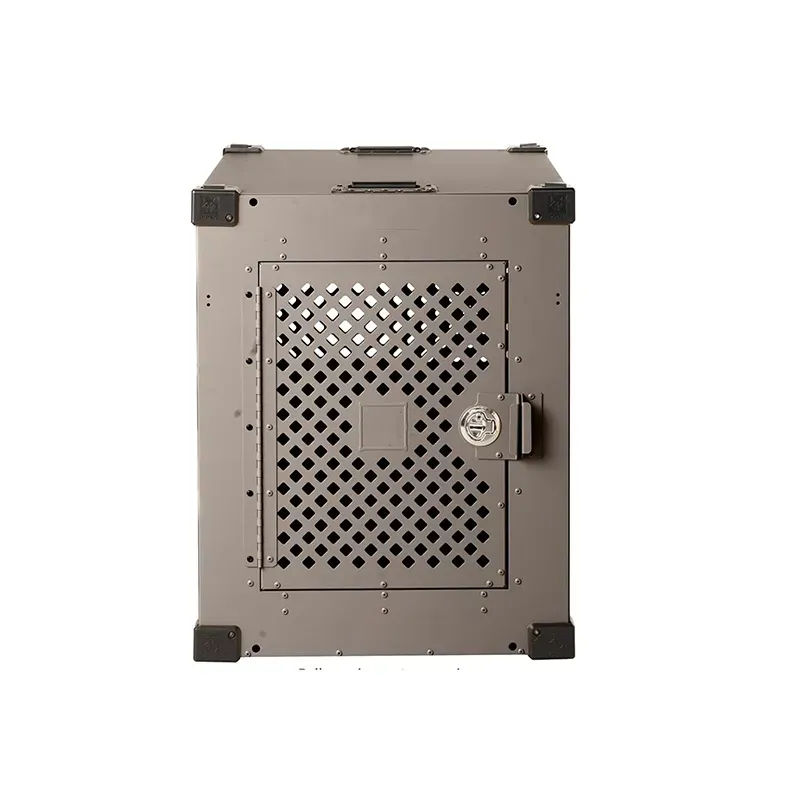 Custom Heavy Duty Collapsible Aluminum Dog Crate for Sale
