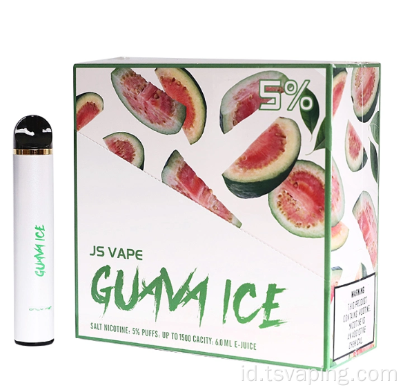 Jsvape sekali pakai kit vape hanya saya 1500puffs