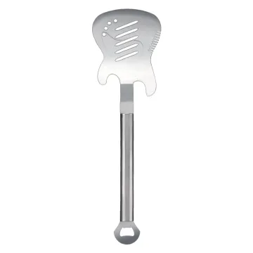Stainless Steel BBQ Accessories: Including Barbecue Spatula and Bottle Opener