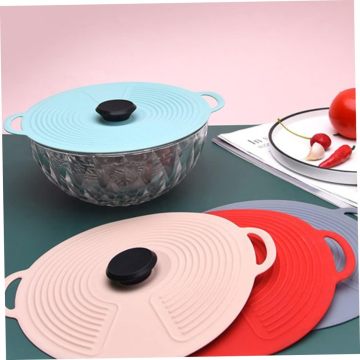 YIGO Food-Grade Silicone Lids for Microwave and Storage