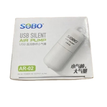 SOBO AR-02 USB Oxygenating Pump: ปั๊มอากาศที่เงียบและโปร่งใสสำหรับถังปลา