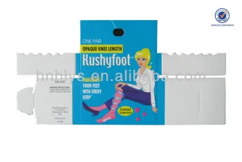 Custom Silk Sock Packaging Paper card