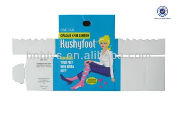 Custom Silk Sock Packaging Paper card