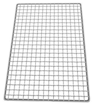 Drying Tray: Food Grade 201/304 Stainless Steel Wire Mesh Tray for Oven Baking and Dehydration