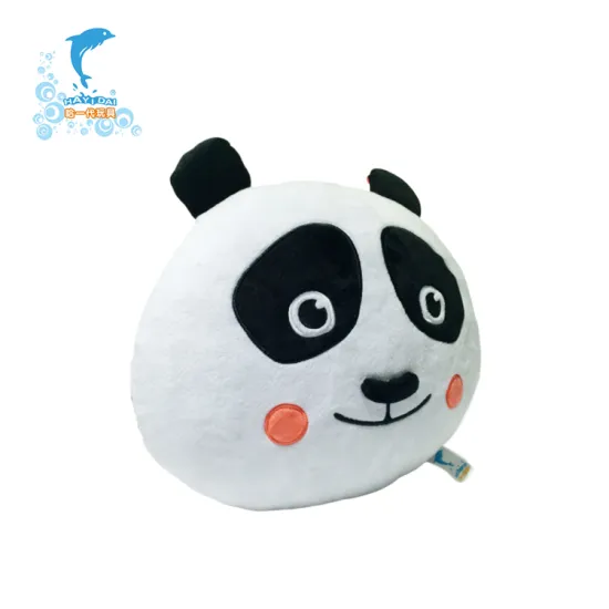 New Creative Electronic White Stuffed Panda Pillow With Singing Multifunction Customization