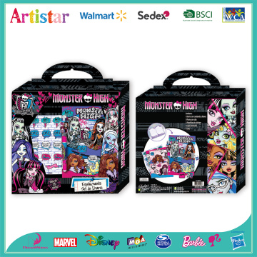 MONSTER HIGH coloring carry art set