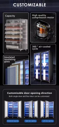 Factory Elevate Wine Collection: Stylish Temperature Controlled Wine Cooler Fridge Cabinet