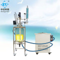 high quality 50l 150L 100 liters chemical lab double jacketed glass reactor price