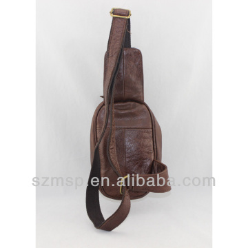 vintage cowhide leather sling bag, hot fashion cross sling bag