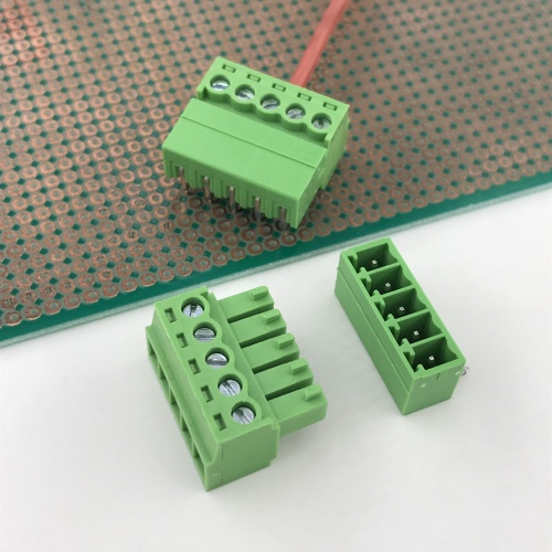 3.5mm 피치 PCB 5 웨이 접촉 터미널 블록