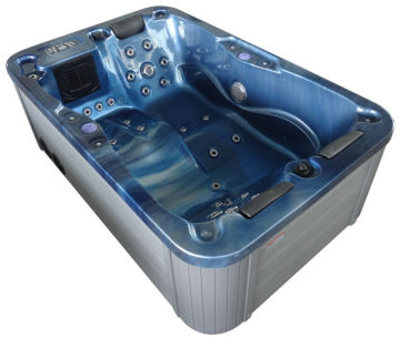 Family massage spa pool corner whirlpool