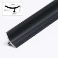 Aluminum alloy skirting line 6063 anodized decorative lines