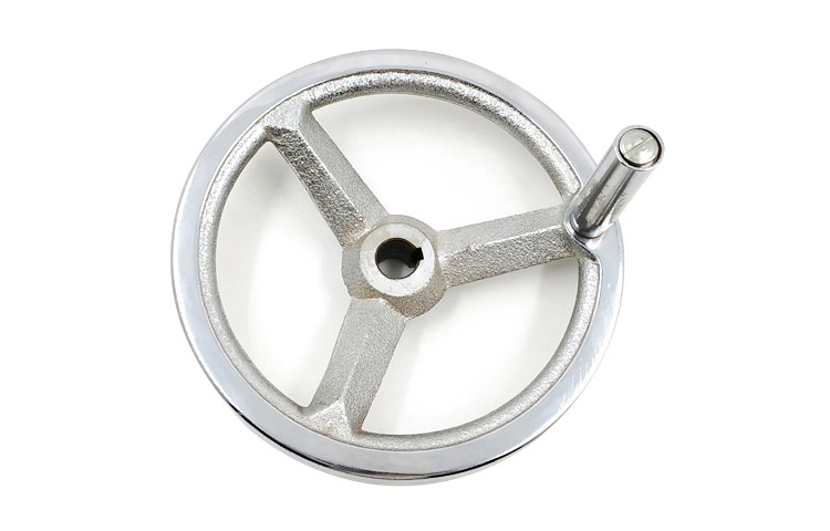 5 Inch Cast Iron Wheels And Carbon Steel Handwheels, High Quality 5 ...