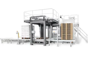 Durable High Level Palletizing System for Chemical Industry