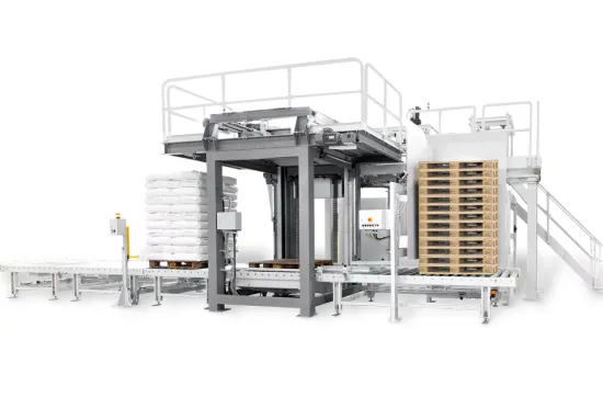 High Level Palletizing System Up to 2600 Bags Per Hour