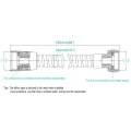silver grey pvc hose for shower head, shower hose