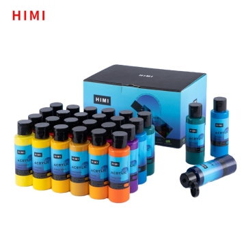 Großhandel 60 ml 24 Farben Acrylfarben -Set - Acrylmalereizubehör