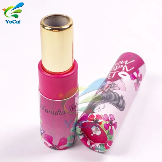 2018 Eco round box custom lip balm paper tube, Luxury packaging tube box for lip balm
