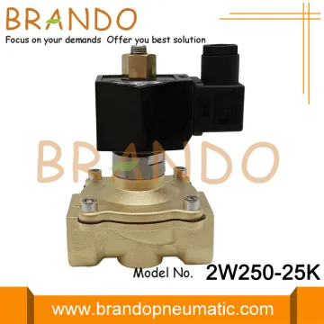 2W250-25 1'' Inch 2 Way Normally Open Brass Electric Solenoid Valve